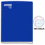 Cuaderno Triple Renglón Con Sombra Deluxe College A4 Azul 100 Hojas