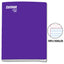 Cuaderno Triple Renglón Con Sombra Deluxe College A4 Morado 100 Hojas