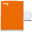 Cuaderno Triple Renglón Con Sombra Deluxe College A4 Naranja 100 Hojas