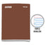 Cuaderno Triple Renglón Deluxe College Bakan A4 Marrón 80 Hojas