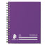 Cuaderno Cuadriculado Anillado Minerva A5 Tapa Dura Surtido 100 Hojas