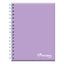 Cuaderno Cuadriculado Anillado Iris Color A4 Lila Tapa Dura