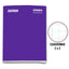 Cuaderno Doblemax Deluxe College Cosido Morado 80 Hojas