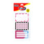 Etiqueta Escolar Pegafan Pink X 12 Und