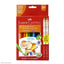 Colores Largos Jumbo Faber Castell Triangulares 2 Lápices X 12 Und