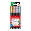 Plumón Delgado Faber Castell Supersoft Punta Pincel X 6 Und