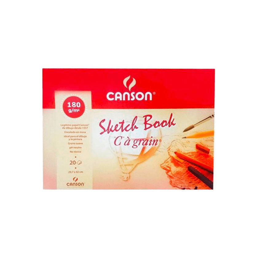 Block De Dibujo Especial Canson A3 180 G 20 Hojas