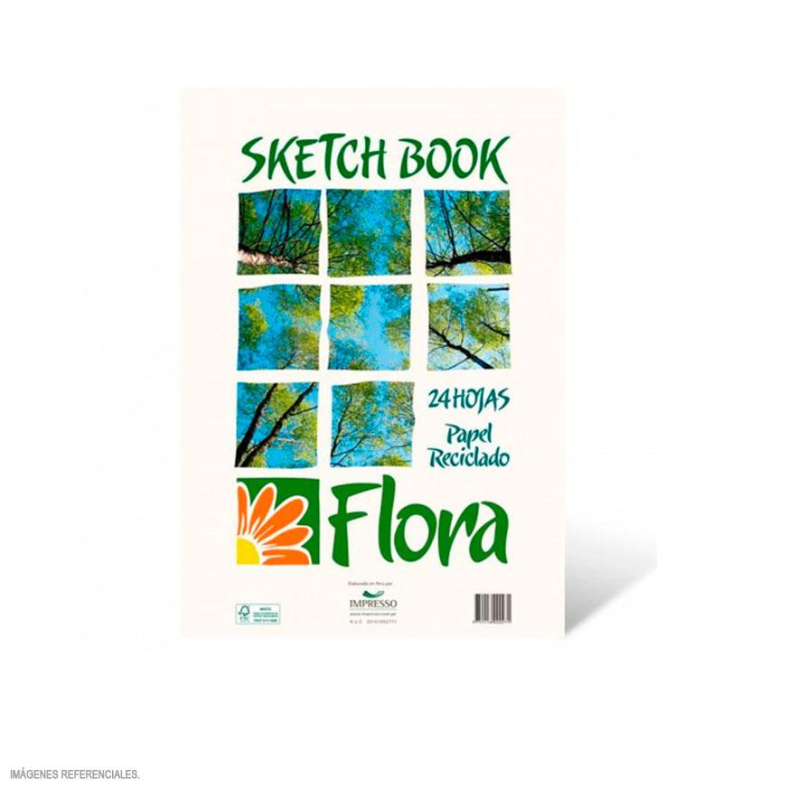 Block De Dibujo Especial Macedonia Flora 160 Gr 24 Hojas Imagen principal del producto