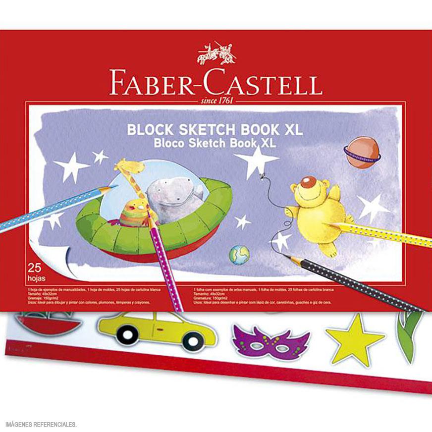 Block De Dibujo Especial Faber Castell Extra Size 25 Hojas Imagen principal del producto