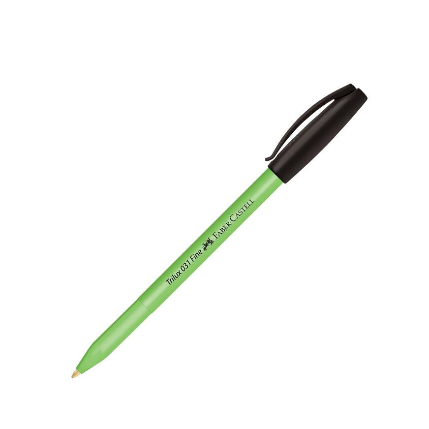 BolÃƒÂ­grafo Faber Castell Trilux 031 Punta Fina Negro X 1 Und