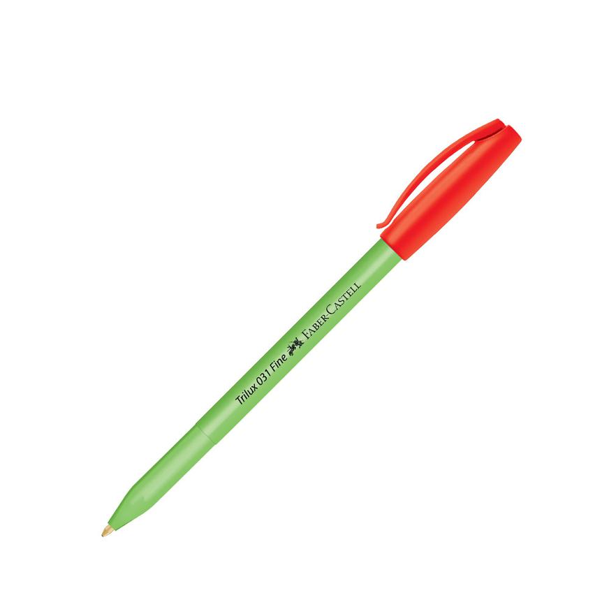 BolÃ­grafo Faber Castell Trilux 031 Punta Fina Rojo X 1 Und Imagen principal del producto