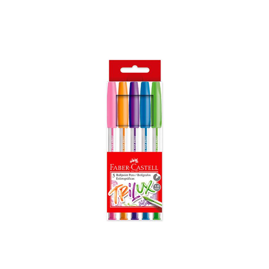 BolÃ­grafo Faber Castell Trilux 032M X 5 Und Imagen principal del producto