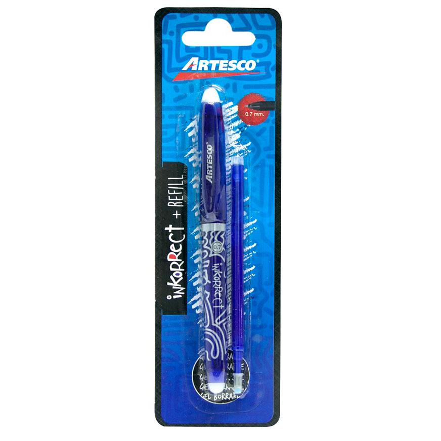 BolÃƒÂ­grafo Artesco Inkorrect Azul Tinta Gel X 1 Und