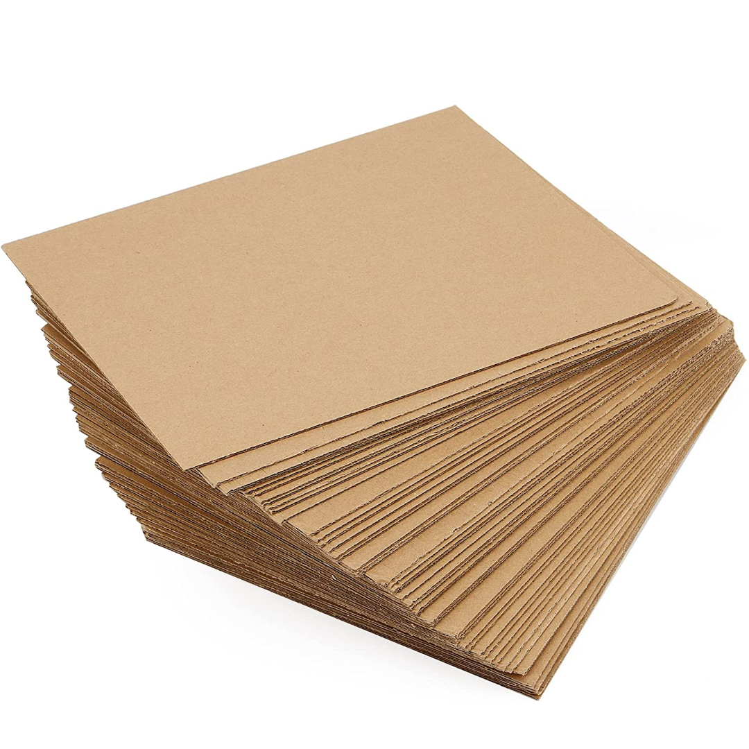 Cartón prensado desde el número 12