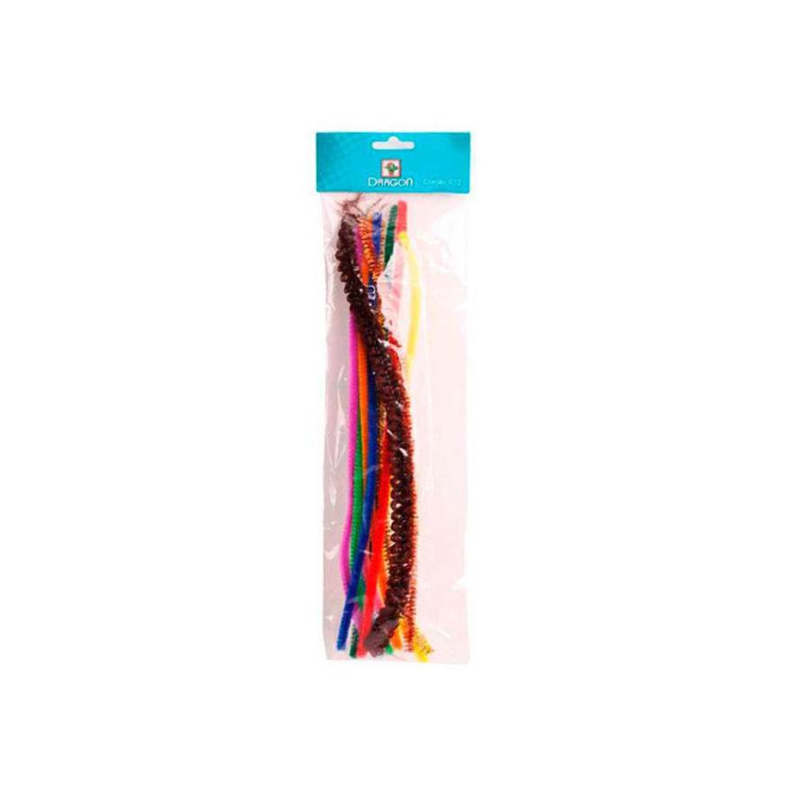 Chenille Dragon Surtido X 12 Colores