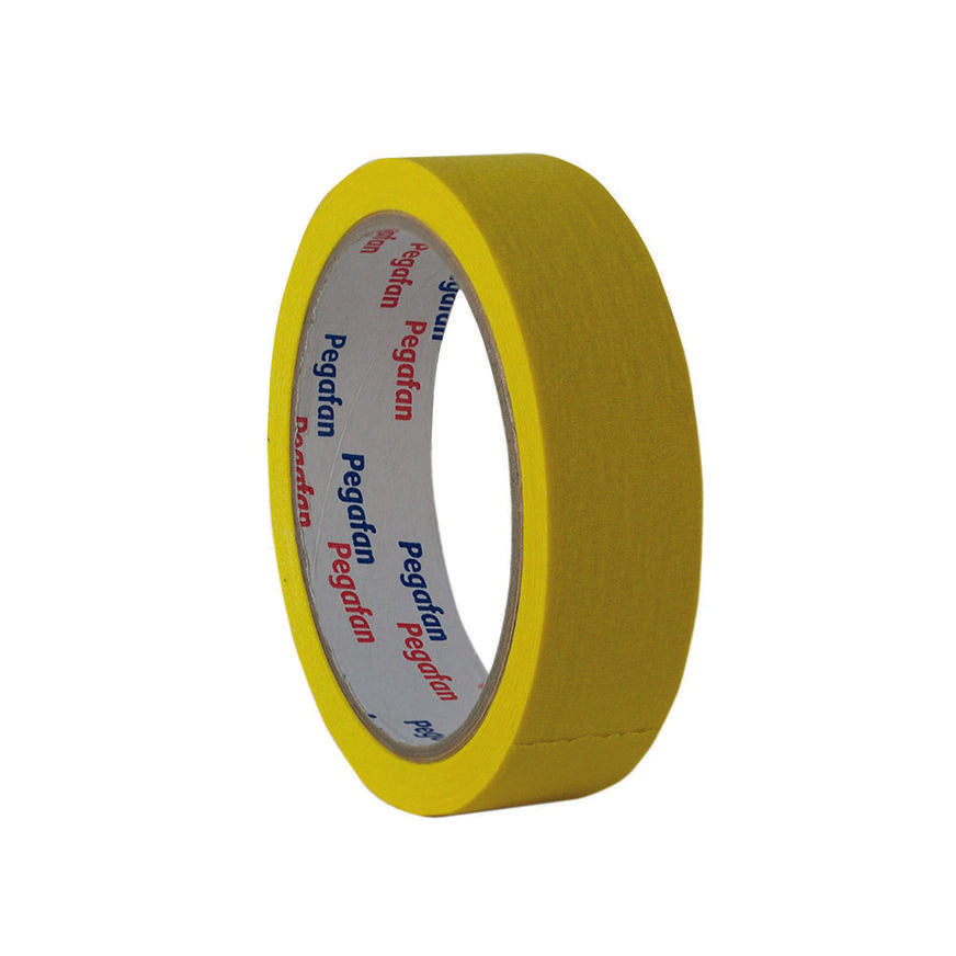Cinta Masking Tape Pegafan 1 X 20 Yd Amarillo