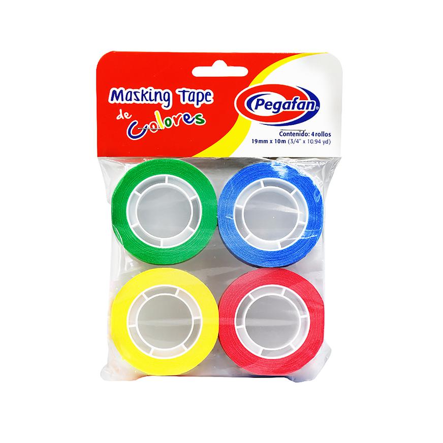 Cinta Masking Tape Pegafan 34 X 10.94 Yd Pack X 4 Und Imagen principal del producto