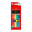 Colores Largos Faber Castell Hexagonal NeÃƒÂ³n X 10 Und
