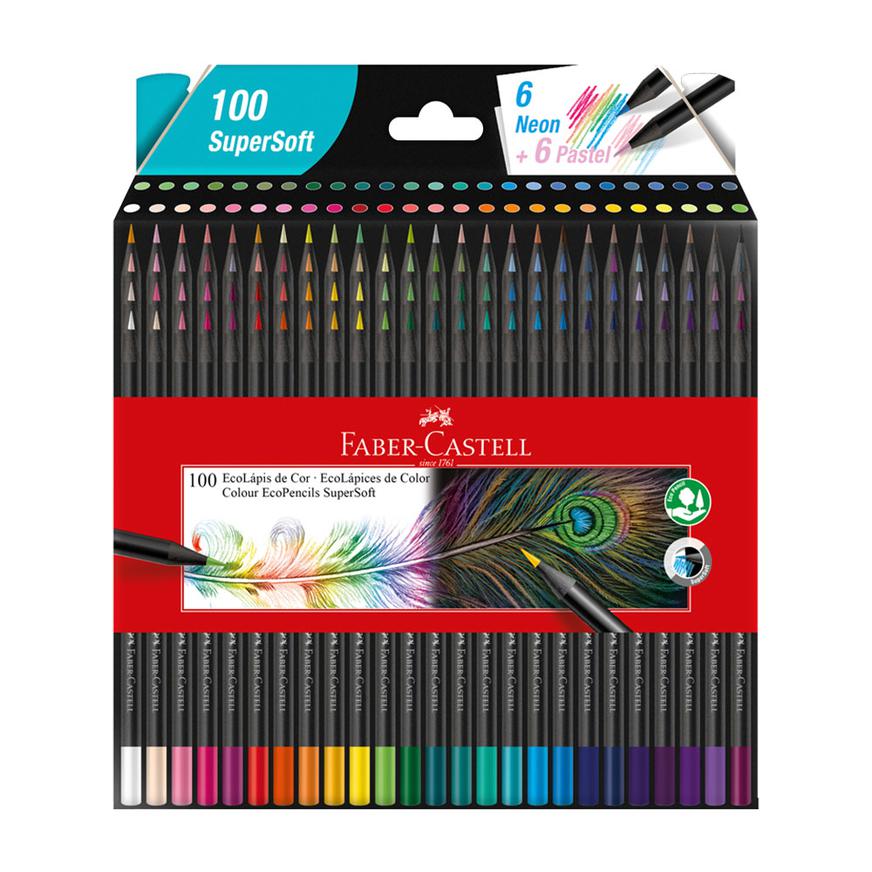 Colores Largos Faber Castell Supersoft X 100 Und Imagen principal del producto