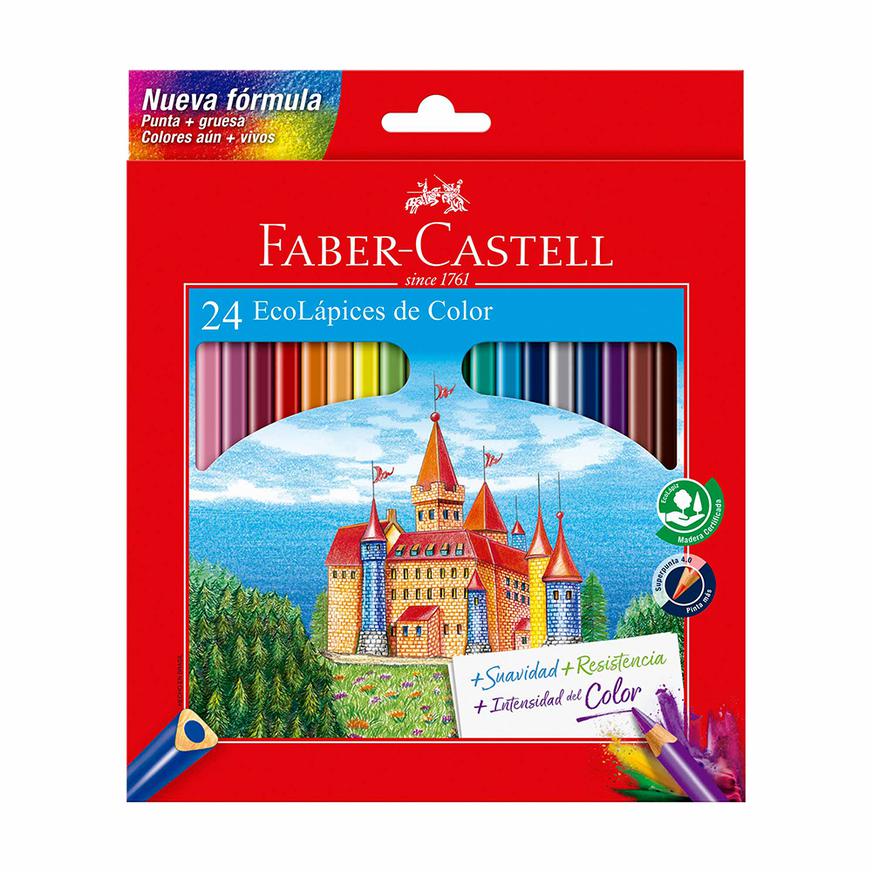 Colores Largos Faber Castell Triangulares X 24 Und