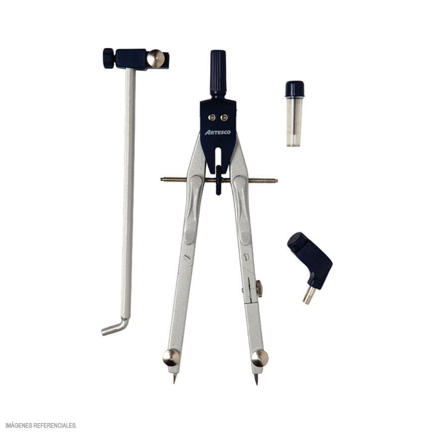 CompÃ¡s Grande Artesco MetÃ¡lico Profesional Imagen principal del producto