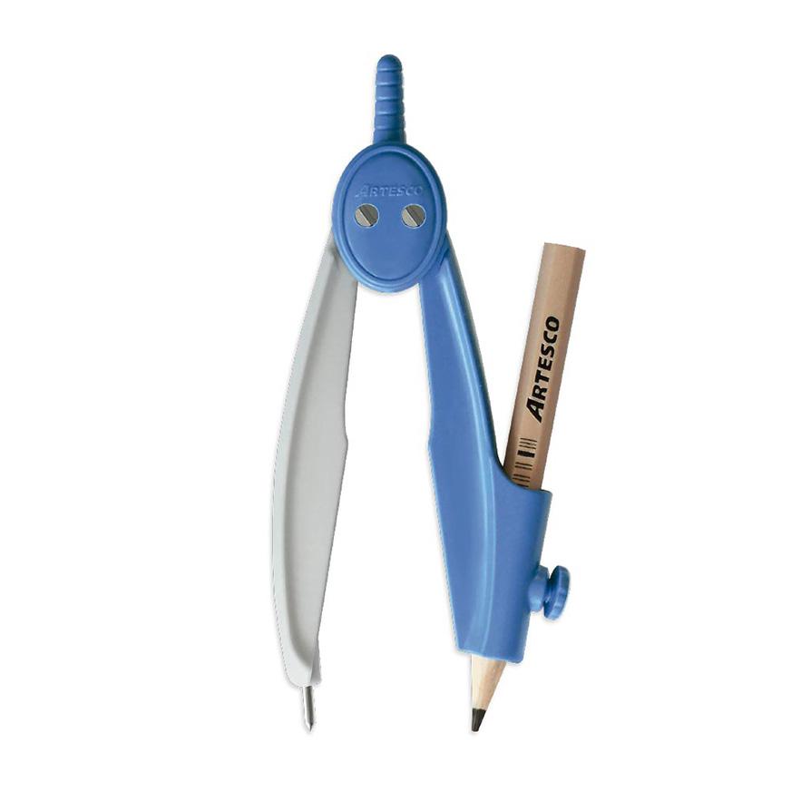 CompÃ¡s De PlÃ¡stico Artesco Con LÃ¡piz Imagen principal del producto