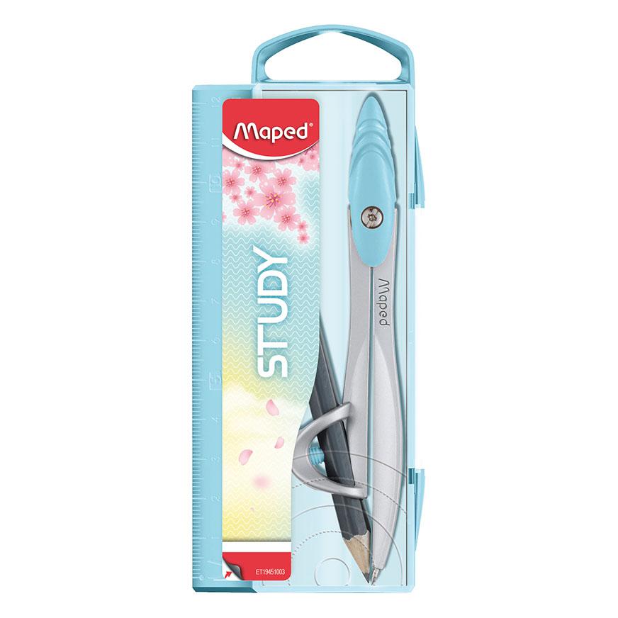 CompÃ¡s Maped Study Con LÃ¡piz Pastel Imagen principal del producto