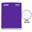 Cuaderno Triple Raya Deluxe College Max Cosido Morado 80 Hojas