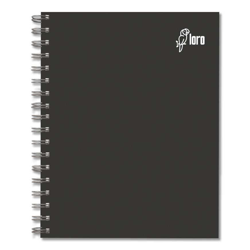 Cuaderno Cuadriculado Anillado Loro A4 SÃƒÂ³lido Tapa Dura Surtido 100 Hojas