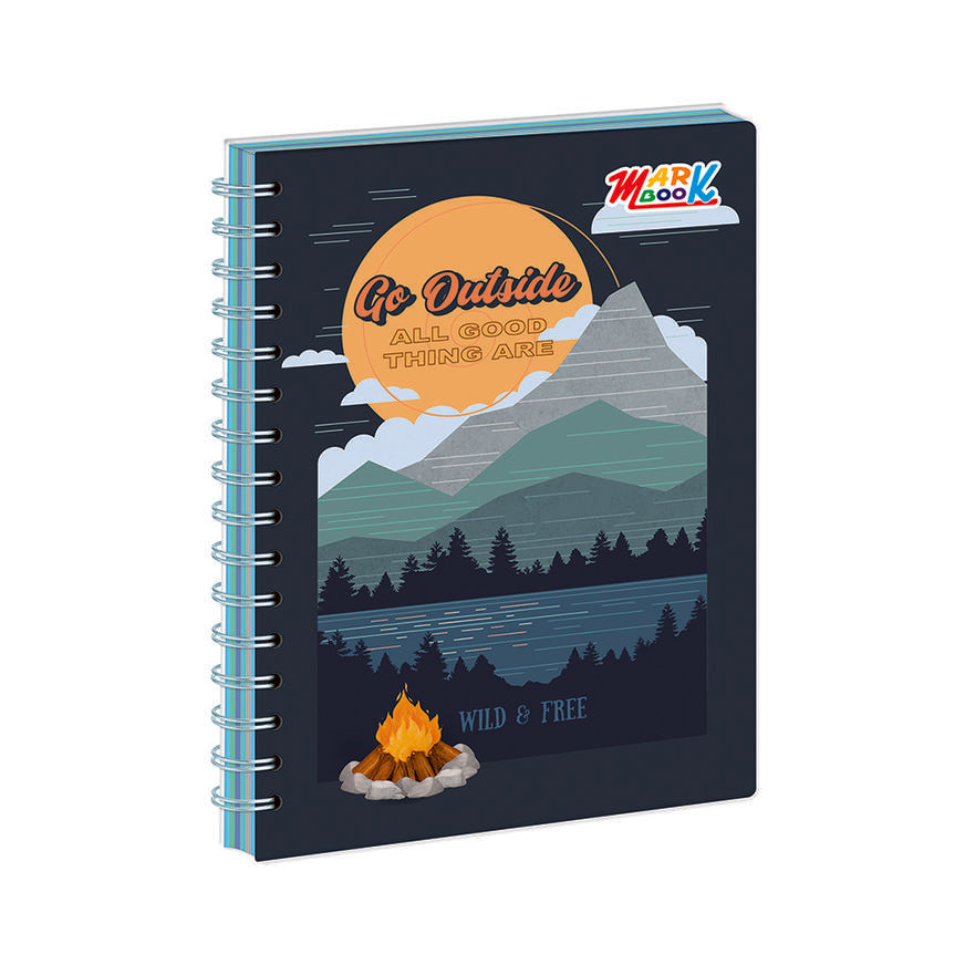 Cuaderno Anillado Cuadriculado Markbook A5 DiseÃƒÂ±o Hombre Surtido 160 Hojas Imagen principal del producto