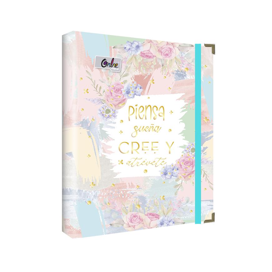 Cuaderno Cuadriculado Anillado Online A5 DiseÃƒÂ±o Portafolio Surtido 180 Hojas