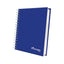 Cuaderno Cuadriculado Anillado Iris Color A4 Tapa Dura Azul 160 Hojas