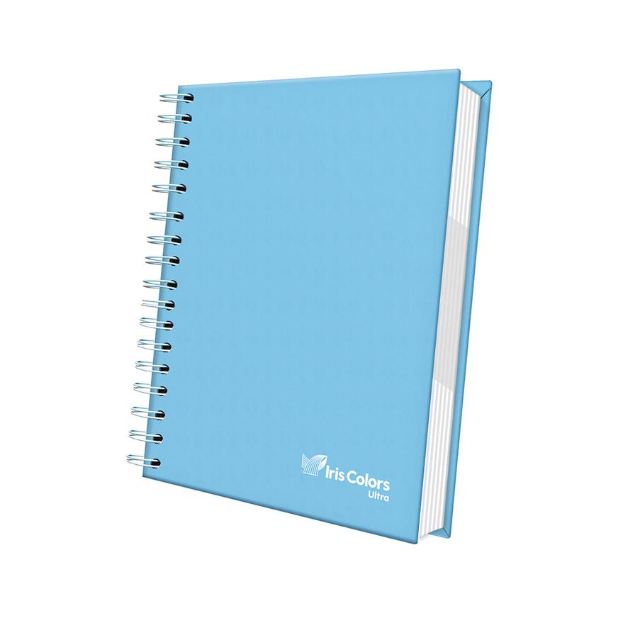 Cuaderno Cuadriculado Anillado Iris Color A4 Tapa Dura Celeste 160 Hojas Imagen principal del producto