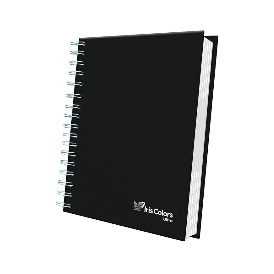 Cuaderno Cuadriculado Anillado Iris Color A4 Tapa Dura Negro 160 Hojas Imagen principal del producto