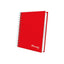 Cuaderno Cuadriculado Anillado Iris Color A5 Tapa Dura Rojo 160 Hojas