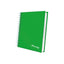 Cuaderno Cuadriculado Anillado Iris Color A5 Tapa Dura Verde 160 Hojas