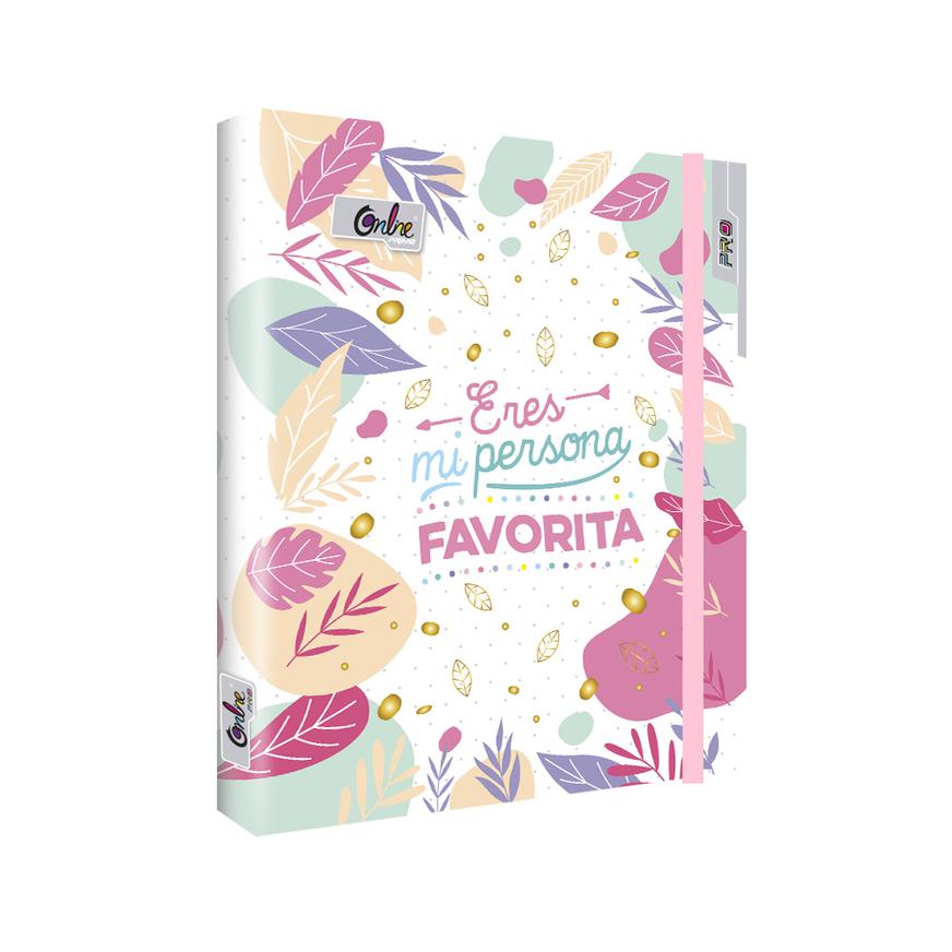Cuaderno Cuadriculado Anillado Online A5 Con Liga Surtido 150 Hojas Imagen principal del producto