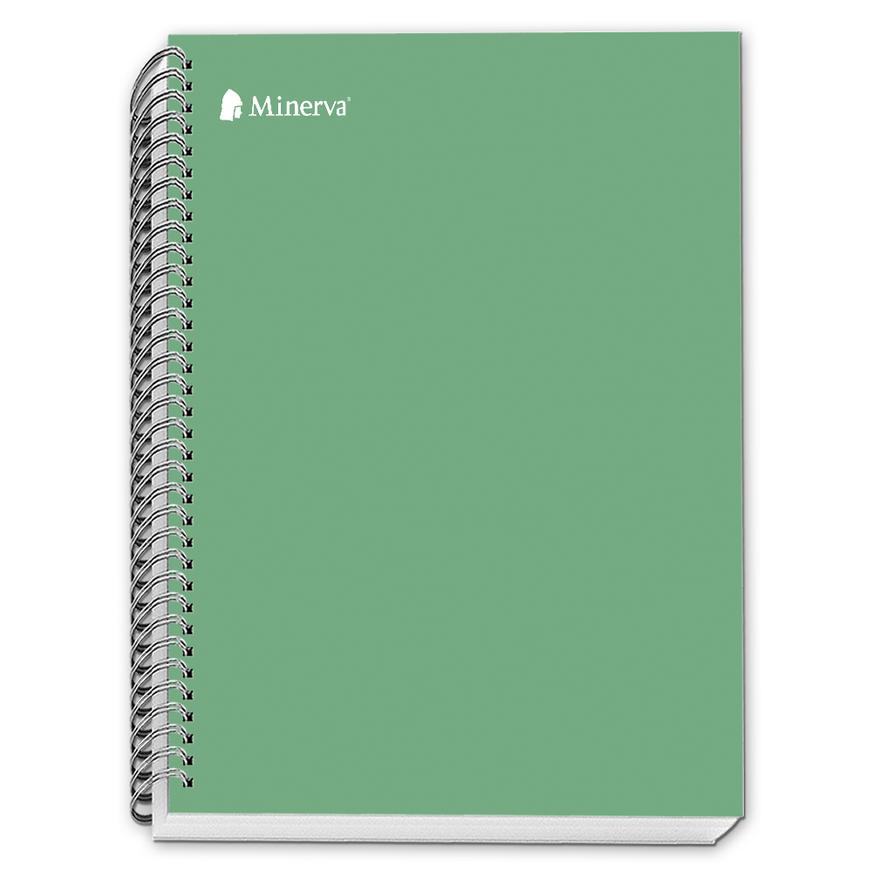 Cuaderno Rayado Anillado Minerva A4 SÃƒÂ³lido Tapa Dura Surtido 100 Hojas