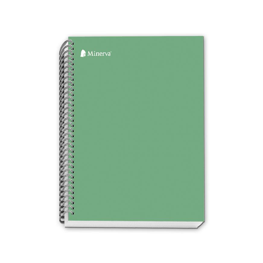 Cuaderno Rayado Anillado Minerva A5 SÃ³lido Tapa Dura Surtido 100 Hojas Imagen principal del producto