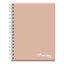 Cuaderno Cuadriculado Anillado Iris Color A4 Caoba Tapa Dura