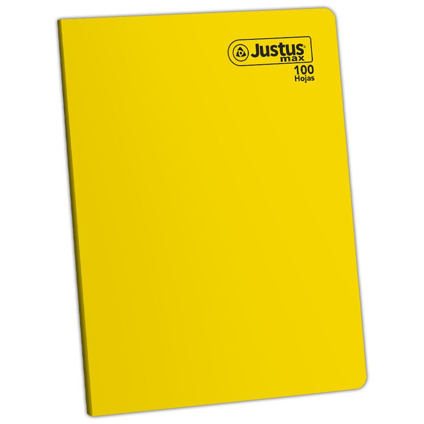 Cuaderno Triple RenglÃ³n Max Deluxe Justus A4 Amarillo 100 Hojas Imagen principal del producto