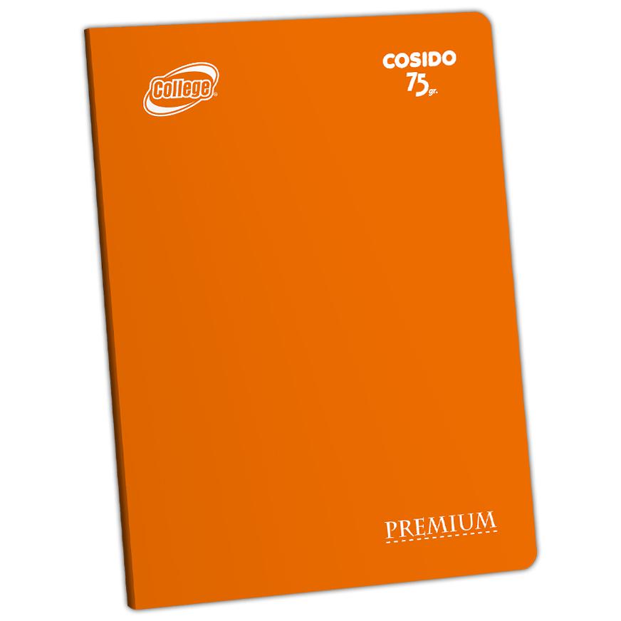 Cuaderno Cuadriculado Deluxe College A4 Naranja 80 Hojas Imagen principal del producto