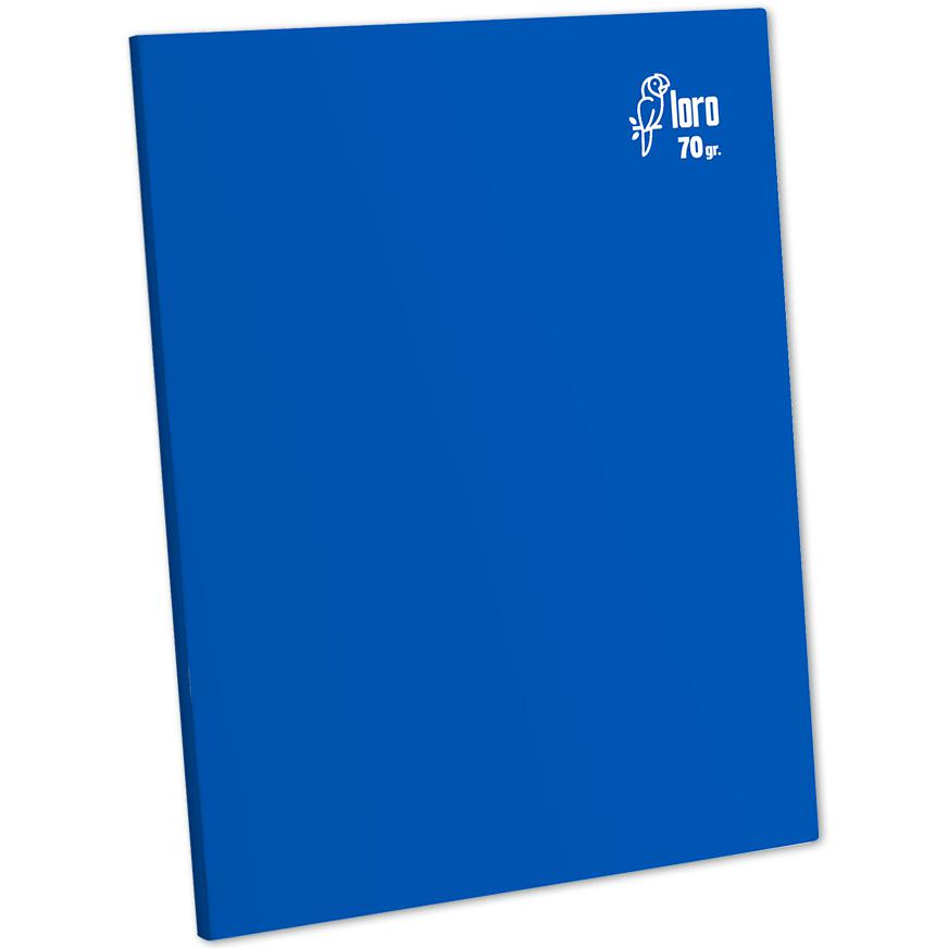 Cuaderno Rayado Deluxe Loro A4 70Gr Azul 80 Hojas Imagen principal del producto
