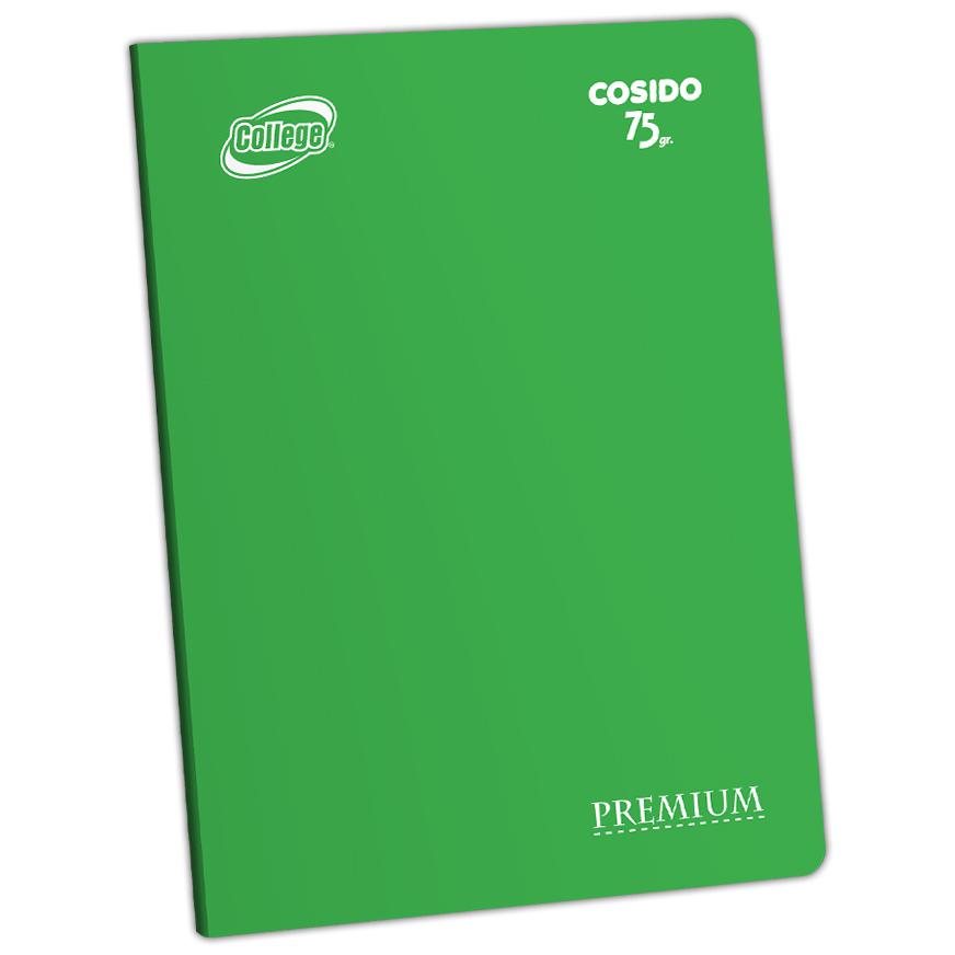 Cuaderno Triple RenglÃ³n Deluxe College A4 Verde 80 Hojas Imagen principal del producto