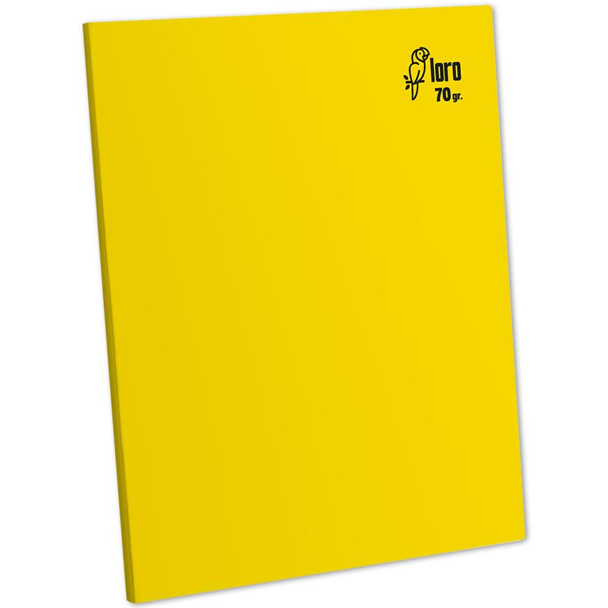 Cuaderno Cuadriculado Deluxe Loro A4 70 Gr Amarillo 80 Hojas Imagen principal del producto
