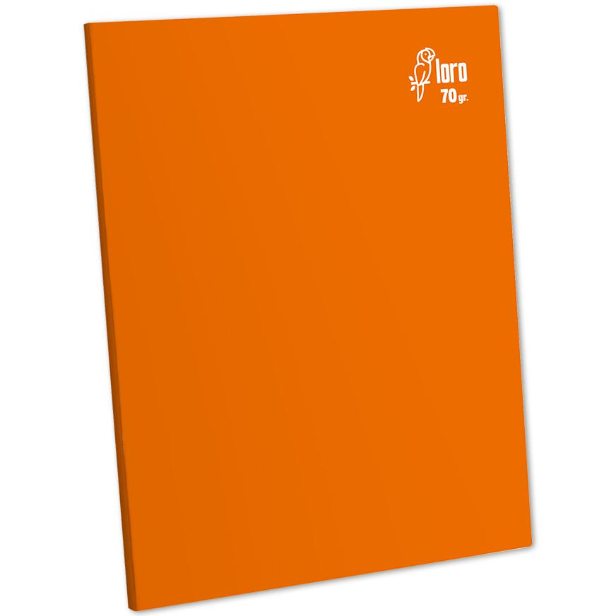 Cuaderno Rayado Deluxe Loro A4 70Gr Naranja 80 Hojas Imagen principal del producto