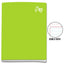 Cuaderno Doble Raya Deluxe Loro A4 Verde LimÃƒÂ³n 80 Hojas