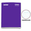 Cuaderno Cuadriculado Deluxe College Cosido Morado 80 Hojas