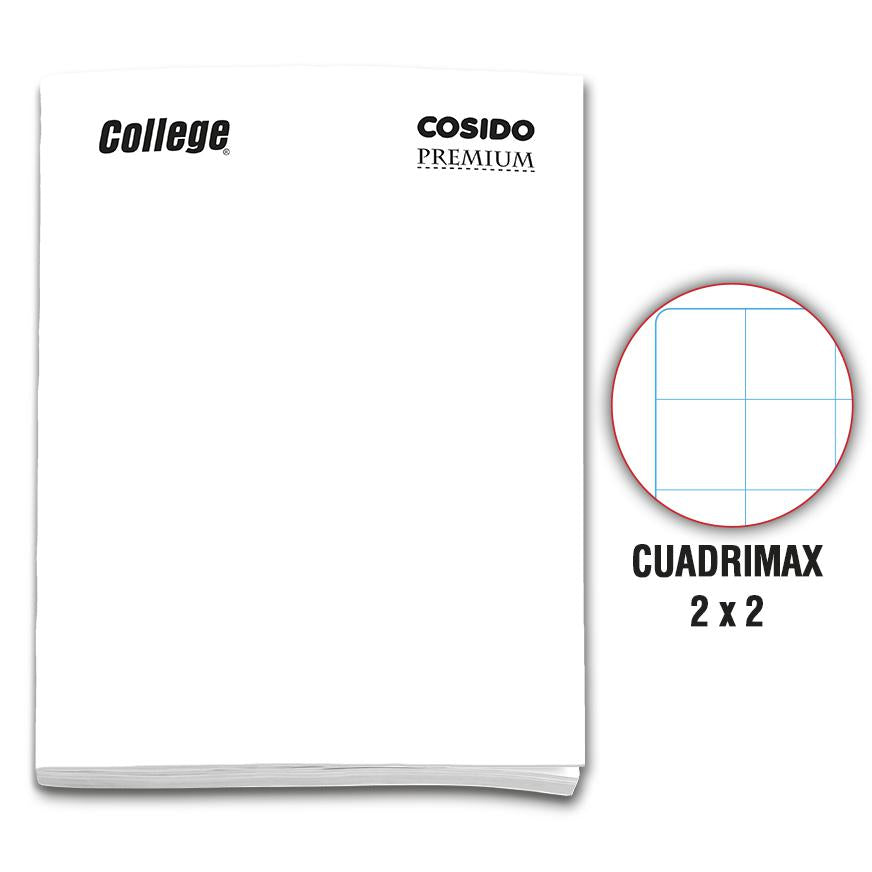 Cuaderno Doblemax Deluxe College Cosido Blanco 80 Hojas Imagen principal del producto