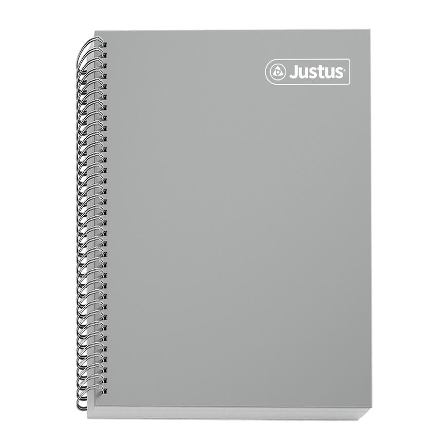 Cuaderno Cuadriculado Anillado Justus A4 Especial Tapa Dura Surtido 100 Hojas